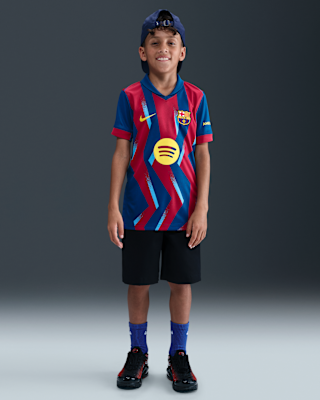 NIKE公式】FCバルセロナ 2025/26 スタジアム フォース ジュニア ナイキ
